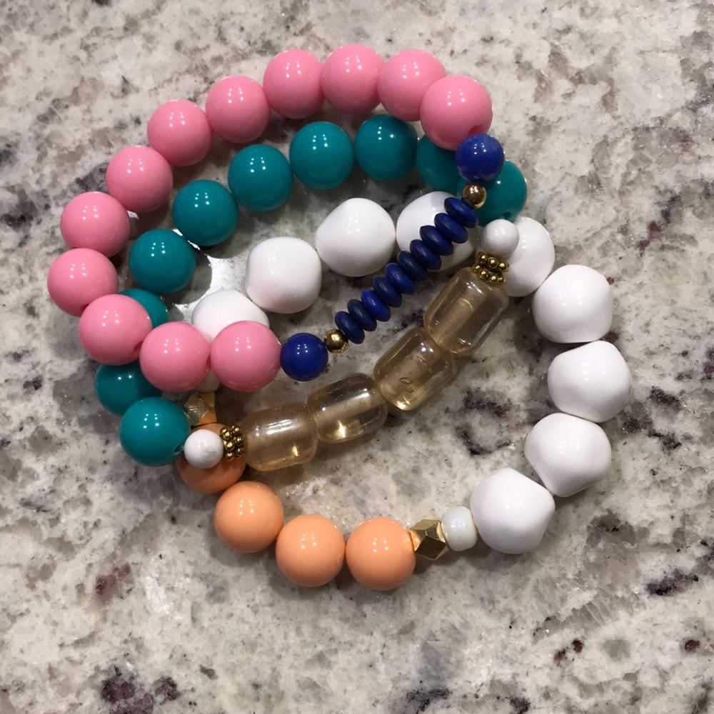 FUN COLORFUL BRACELET STACK!!